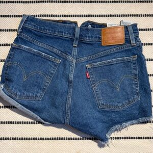 Levi's Distressed Blue Jean Shorts
